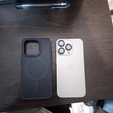 poco pro: IPhone 15 Pro, Б/у, 128 ГБ, Серебристый, Чехол, 88 % — 2