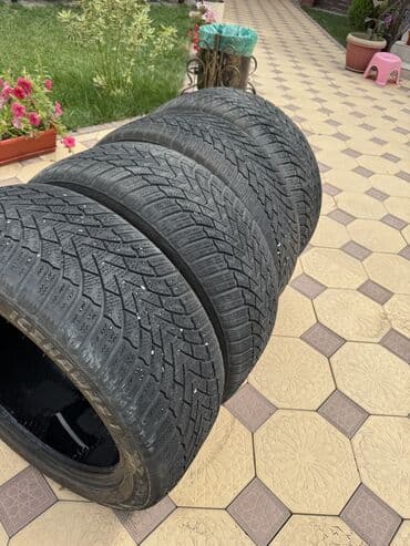 колпаки r17: Шины 245 / 45 / R 18, Зима, Б/у, Комплект, Легковые, Китай — 1