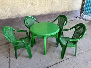 Комплект садовой мебели, Стулья, Пластик