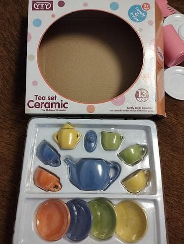 детские посуды: Детская посуда, новая. Керамический (стеклянный) набор,как настоящая — 1