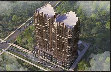1 комната, 48 м², Элитка, 8 этаж, Готовая ПСО (под самоотделку)