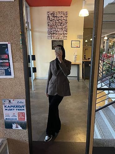 цвет светло: Женский пиджак LIZA, классический крой - Цвет: серо-табачный — 4