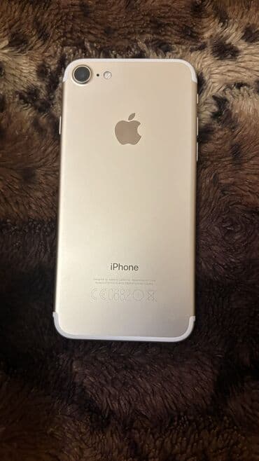 где купить телефон в бишкеке: IPhone 7, Колдонулган, 256 ГБ, Алтын, Каптама, Куту, 100 % — 2