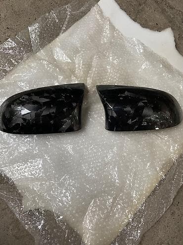 ГБЖ: Карбоновые Накладки на зеркала на бмв Х5-Х6 кованый карбон — 1