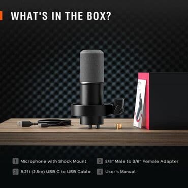 fifine k670 купить бишкек: Fifine -k688 usb/xlr динамический микрофон с амортизирующим — 4