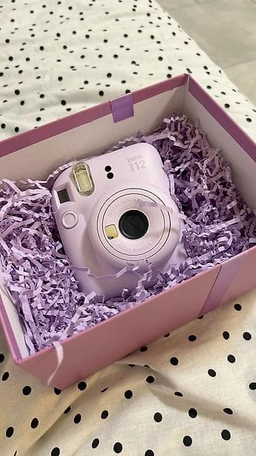 e mount: Instax Mini 12 — мгновенная камера в лавандовом цвете. Основные — 5