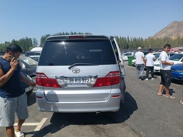 купить альфард в бишкеке: Серебристый минивэн Toyota Alphard с тонированными задними стеклами и — 7