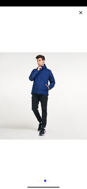 брендовые мужские спортивные костюмы из турции: Мужская куртка, S, M, L, Adidas, Новый, цвет - Синий, Платная доставка, Самовывоз — 3