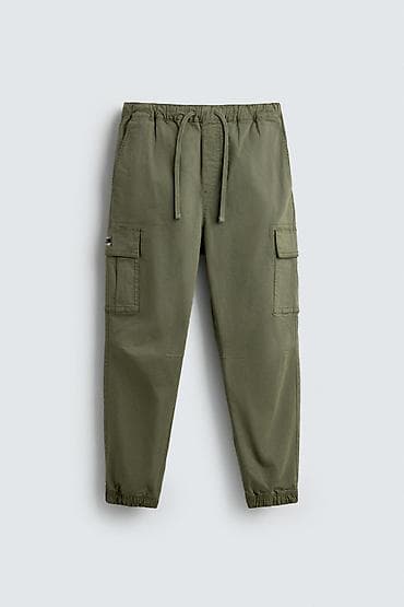 как новый: Мужские брюки, L, Zara, Новый, цвет - Зеленый — 2