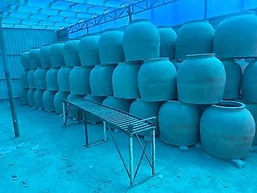 Товары для пикника: Тандыр гляниной есть все размеры - Материал: натуральная обожжённая — 10