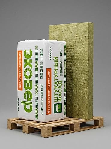 эковер: Базальтовый утеплитель, Ecover, Для фасада, Плиты — 4