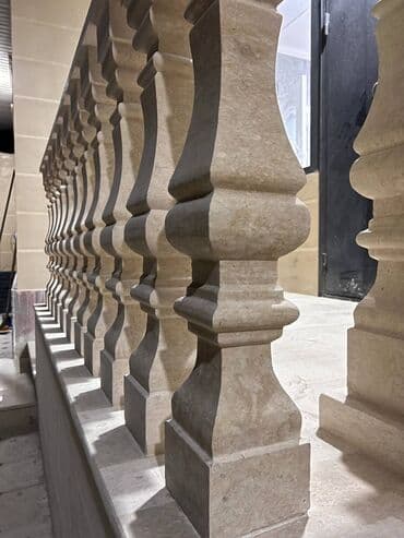 уголь кара кече беш сары: Сары таш балясины перила тумбы гранит сатылат сапаттуу — 11