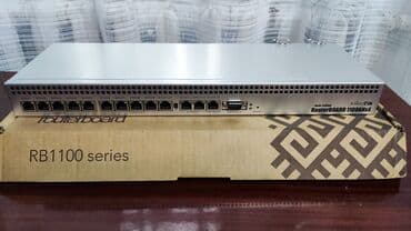 бэушные компьютеры: Продаю Mikrotik RB1100AHx4 Dude Edition в новом состоянии, запускался — 2