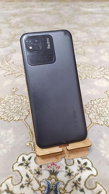 Redmi, Redmi 10A, Б/у, 64 ГБ, цвет - Черный, 2 SIM — 2