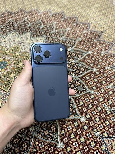 айфоны китайские: IPhone 17 Pro Max, Blue Titanium, 100 % — 1