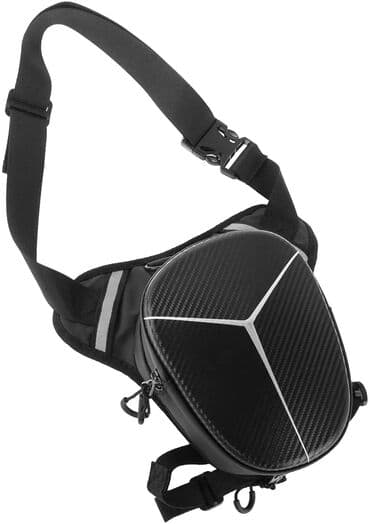 купить золотую цепочку в бишкеке: Модная Водонепроницаемая поясная сумка на бедра, черная универсальная — 2