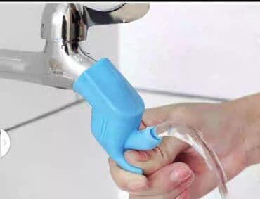 Силиконовая насадка для коротким кранам раковин. чтобы не брызгали по