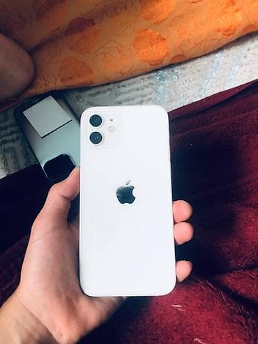 IPhone 12, Б/у, 128 ГБ, Белый, 79 % — 2