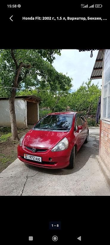 Продажа авто: Honda Fit: 2002 г., 1.5 л, Вариатор, Бензин, Хэтчбэк — 2