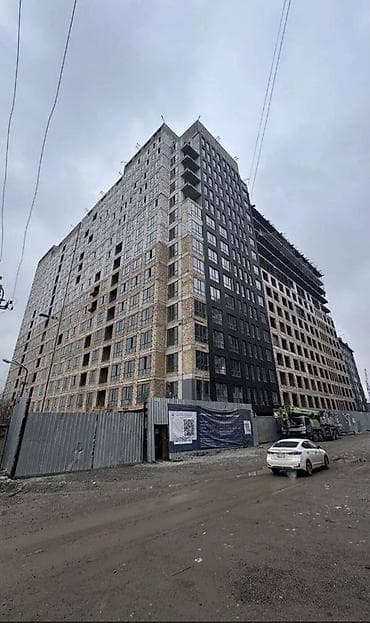 Батирлерди сатуу: 1 бөлмө, 47 м², Элитка, 14 кабат, ПСО (өзү оңдоп түзөтүп бүтүү үчүн) — 3