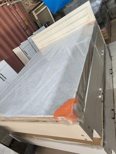 кровать белый: Двуспальная кровать, Новый, С матрасом, длина - 2000 см — 13