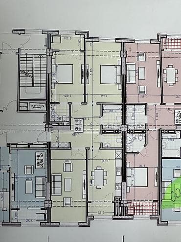 молодая гвардия фрунзе: 3 комнаты, 101 м², Фрунзе мкр., Элитка, 14 этаж, ПСО (под самоотделку) — 5