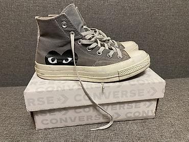 конверс кеды: Мужские кроссовки, 39, Converse, Б/у, цвет - Серый — 1