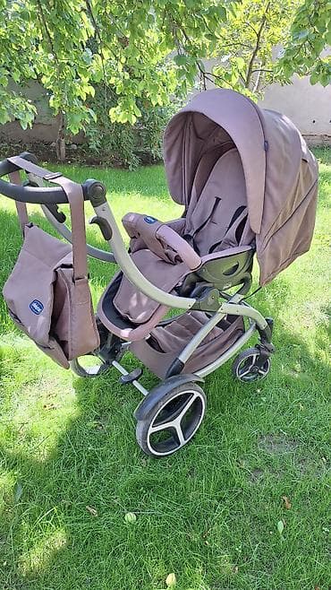 Коляска, Chicco, цвет - Коричневый, Б/у, Самовывоз