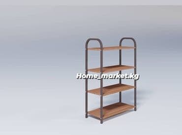 шкаф для обуви бу: Этажерка для обуви Обувная полка Стеллаж Корпус:металл Доски:лдсп — 6