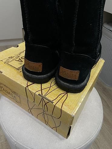 военный обувь: Угги от Бренда Nadasa.чёрные. - Материал верха: натуральная — 3