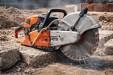 Бекитме шаймандар: Бетонорез по бетону/камню с алмазным диском - Тип: ручной бетоный — 1