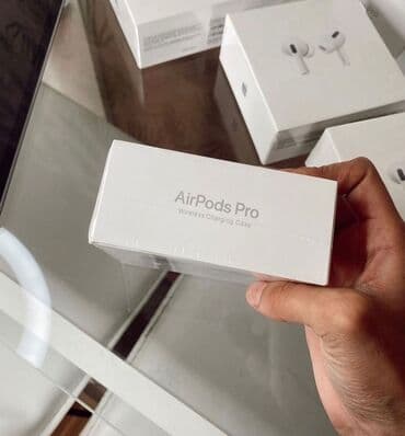 купить беспроводные наушники в бишкеке: Airpods pro Оригинальная анимация Подключается на ios/android — 2