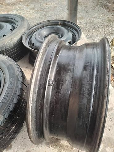 кир полтора: Колеса в сборе R 15, Зима, Комплект, Легковые, Железные, отверстий - 5 — 3