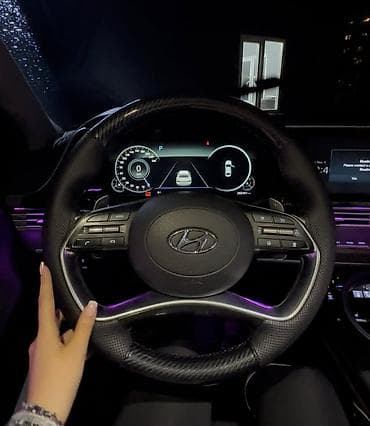 Транспорт: Чехол на руль для автомобилей Hyundai, предлагающий улучшенный захват — 4