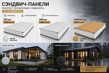 утепление мансард: Сэндвич-панели для любого типа строительства ✔️ Дома ✔️ Склады ✔️ — 1
