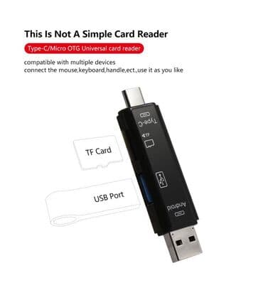 переходник с телефона на usb: USB-micro SD Card Reader OTG 3-в-1 D-188. USB устройство для чтения — 2