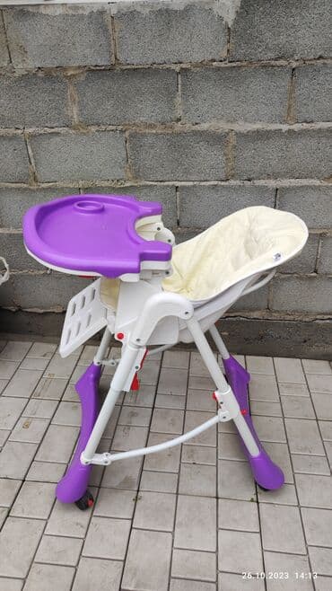 стульчик для кормления купить: Стульчик для кормления детский . Фирма Аricare. Прочный в отличном — 4