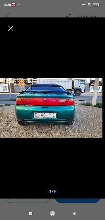 Унаа: Mazda 323: 1995 г., 1.5 л, Кол менен иштөөчү, Бензин, Фастбек — 3