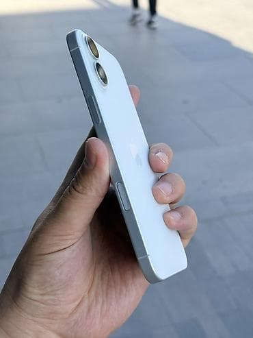 iphone 16e цена: IPhone 16 Plus, Б/у, 256 ГБ, Белый, Защитное стекло, Чехол, 92 % — 3