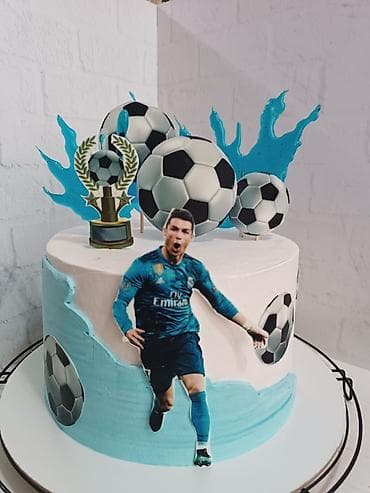 Фрукты: Именные торты на день рождения с декоративными топперами - Оформление — 4