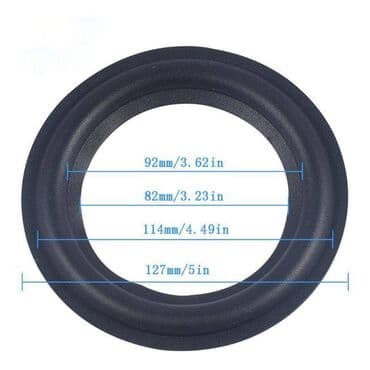 установка колонки: Подвес на динамик 1шт. Размеры: внутренний диаметр 82 мм, внешний — 1
