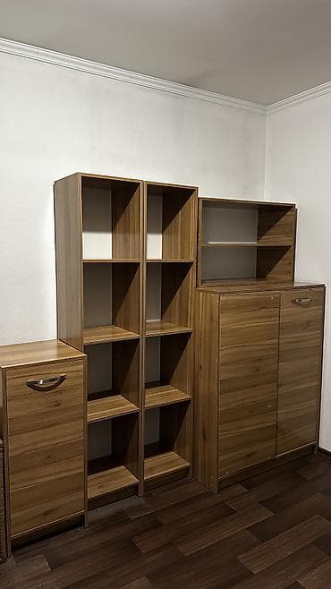 Уктоочу бөлмө гарнитурлары: Уктоочу бөлмө гарнитуру, Бир кишилик керебет, Жыгач, Өзү алып кетүү, түсү - Күрөң — 4