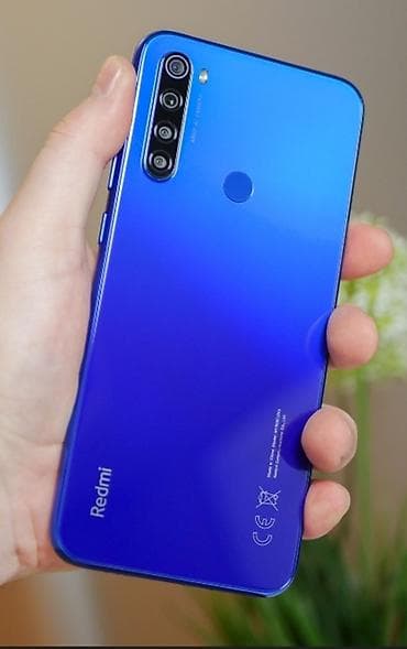 фотоаппарат xiaomi: Redmi, Redmi Note 8, Б/у, 64 ГБ, цвет - Синий, 2 SIM — 1