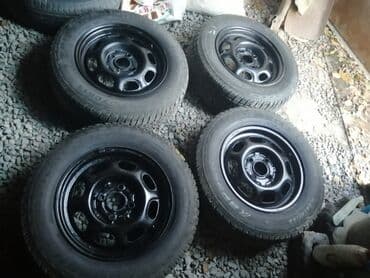 шини 13: Колеса в сборе 175 / 70 / R 13, Зима, Б/у, Комплект, Легковые, Железные, отверстий - 4 — 1