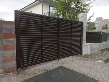 на железных номерах: Сварка | Ворота — 4