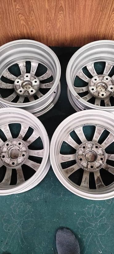 mersedes e 210: Литые Диски R 15 Hyundai, Комплект, отверстий - 5, Б/у — 3