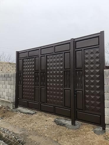шкаф ашкана: Металлические распашные ворота с калиткой - Материал: сталь, сварная — 2