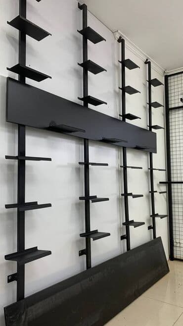 торговое оборудование для обуви: Вешалки для магазина одежды Полки для магазина обуви Кронштейн Стеллаж — 9