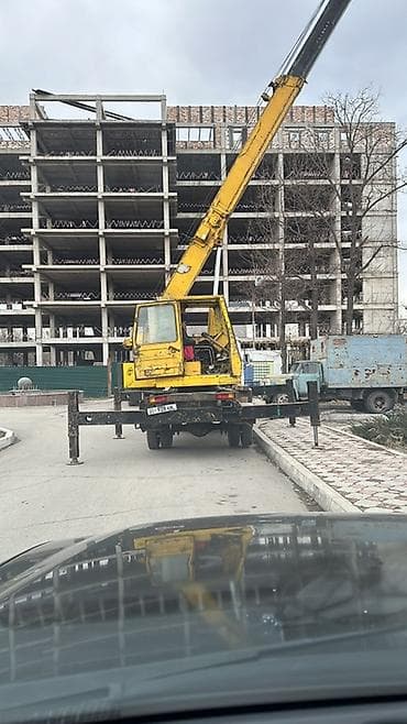 работа башенного крана: Услуги автокрана - Автокран на колесном шасси, телескопическая — 5