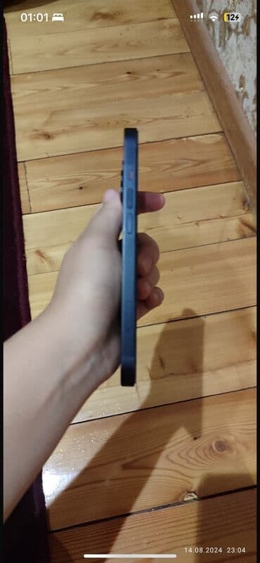 айфон 13 жаны: IPhone 13, Колдонулган, 128 ГБ, Midnight, Куту, Каптама, 79 % — 6